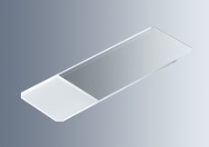 mikroskopická sklíčka 76x26x1 , twin-frosted, baleno 50x50 pcs. microscope slides, 76x26x1, twin-frosted