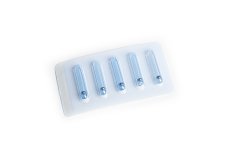 Synga tlačky s kuličkou - modré SA Bulbs, sterile, Medium, Blue