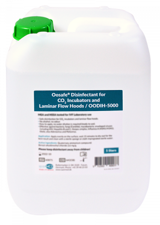 Oosafe Disinfectant for CO2 Incubators & Laminar Flow Hoods - 5 l Oosafe Disinfectant for CO2 Incubators & Laminar Flow Hoods - 5 l