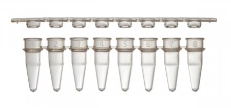 0.2 ml 8-Strip PCR Tubes, Natural and 8-Strip PCR Caps, Flat (Xtra-Clear) 0.2 ml 8-Strip PCR Tubes, Natural and 8-Strip PCR Caps, Flat (Xtra-Clear)